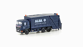 MiNis LC4661 - N - Müllwagen MAN F90 neutral, ALBA